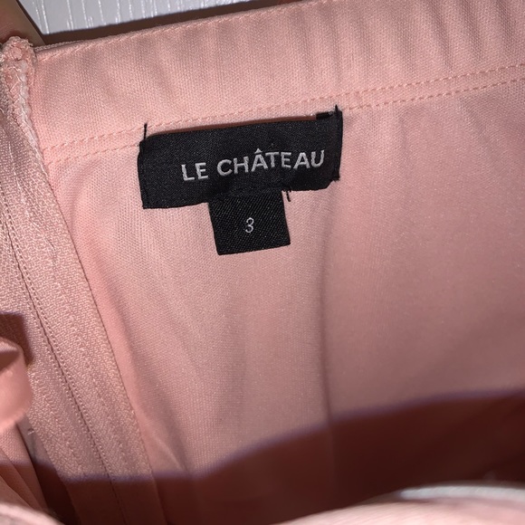 Pink Sparkly Strapless Dress - Picture 6 of 7